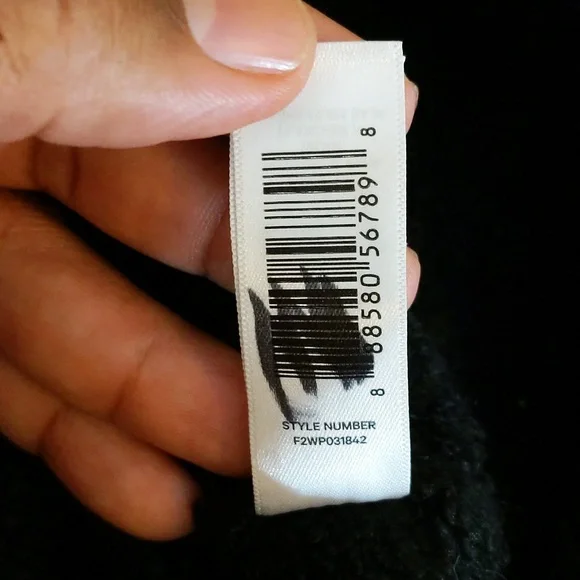 Joe Fresh| NWT Black Crew Neck Sweater Some Recycled Materials - Picture 13 of 13